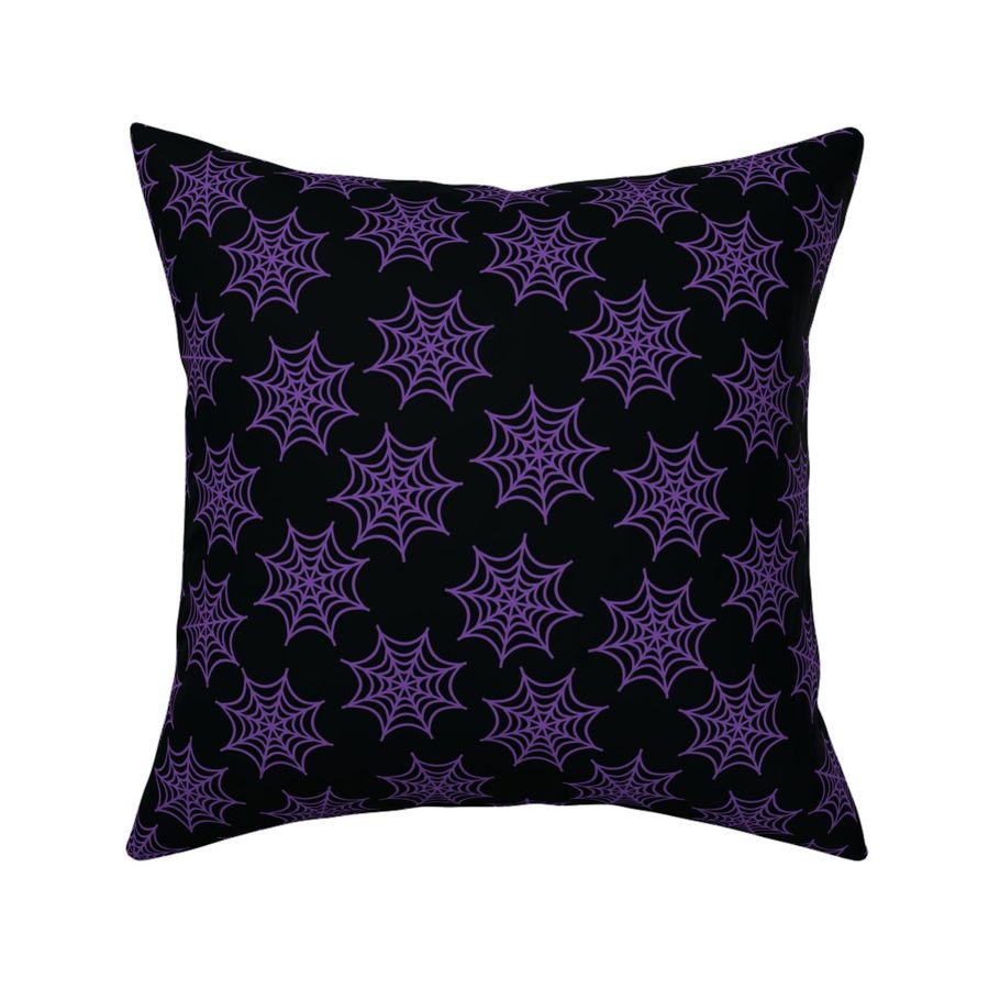 Pastel Goth Spider Web Purple - L