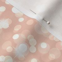 Sparkly Bokeh Pattern - Peach Blush Color