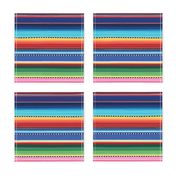 Mexican stripes - diagonal - medium