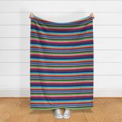 Mexican stripes - diagonal - medium