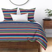 Mexican stripes - diagonal - medium