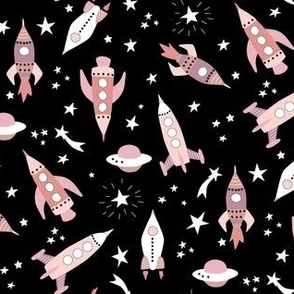 Galaxy Quest Rockets pink mini
