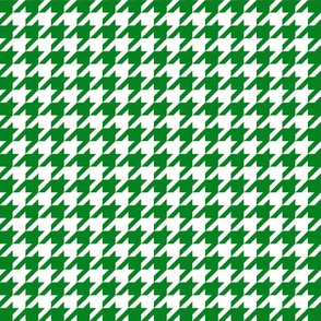 small green white houndstooth