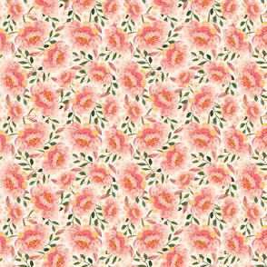 Peach Florals-SMALL-SCALE