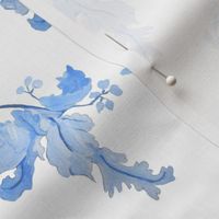 Floral Rococo blue