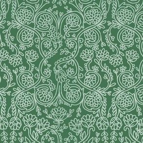 Batik Rococo Jade