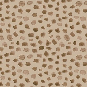 Chocolate and coffee painterly spots - earthy boho watercolor minimal stains for modern home decor bedding nursery wallpaper a101