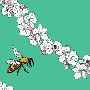 Bees and blossom
