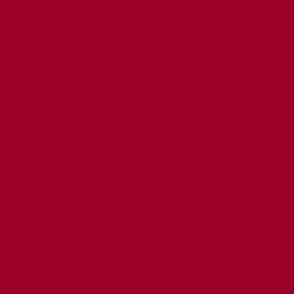 Solid Color Rococo Cool Red #9c0025