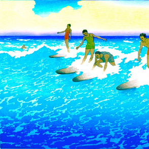 199-18  Hawaii - Surfing