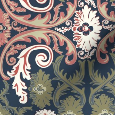 Rococo Ornamental Vintage Pattern-3