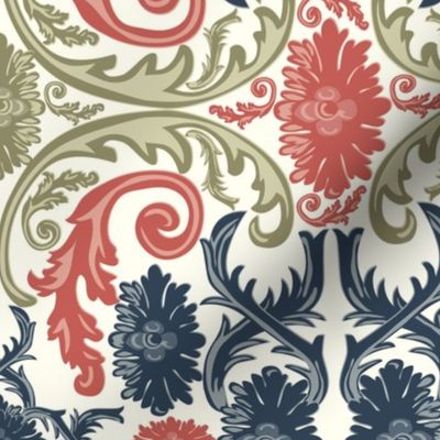 Rococo Ornamental Vintage Pattern
