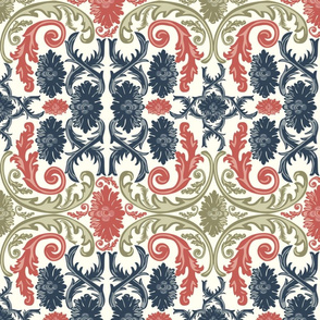 Rococo Ornamental Vintage Pattern