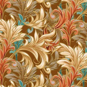 Rococo Bliss | Sienna + Teal + Coral