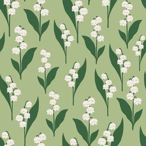 Lily of the valley - Light green