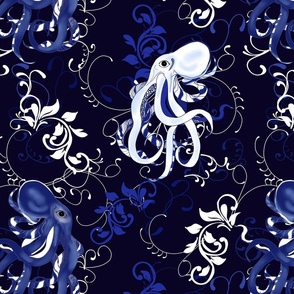 Octopus Blues Rococo