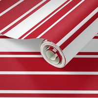 Cherry Orchard Red and White Horizontal French Stripe