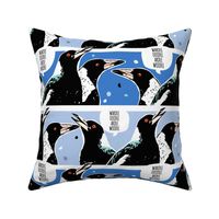 Magpie Talk blue medium