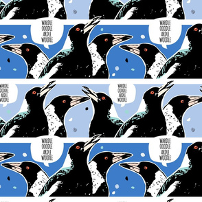 Magpie Talk blue medium