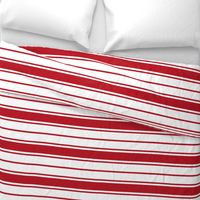 Cherry Orchard Red and White Horizontal French Stripe-orchard-red-and-white-vertical-french-stripe
