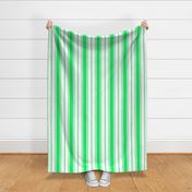  Lime Green Mojito and White Vertical French Stripe 