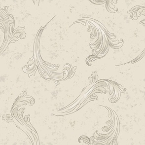 Rococo Beige Elegance