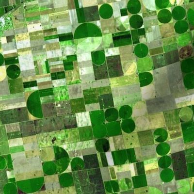 Bauhaus Ogallala Green Fields Pivot Farm Crop Circles