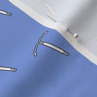 IUD OBGYN, birth control in pastel blue