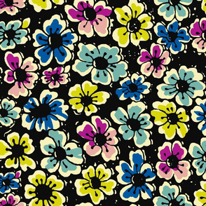 Anna's flowers (black)