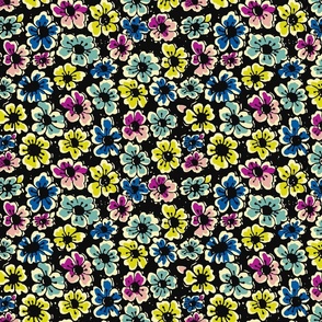 Anna's flowers (black)50