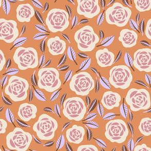 Desert Rose-Peach and Lilac