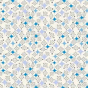 MCM Stars and Dots-Blues