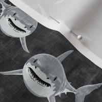 shark - sharks great white - black (90) - C21