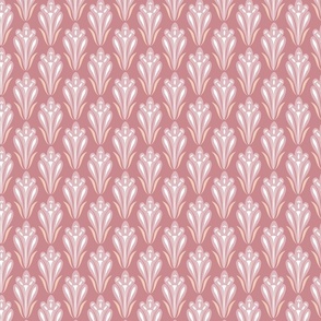 Rococo fleur de lys inspired pattern