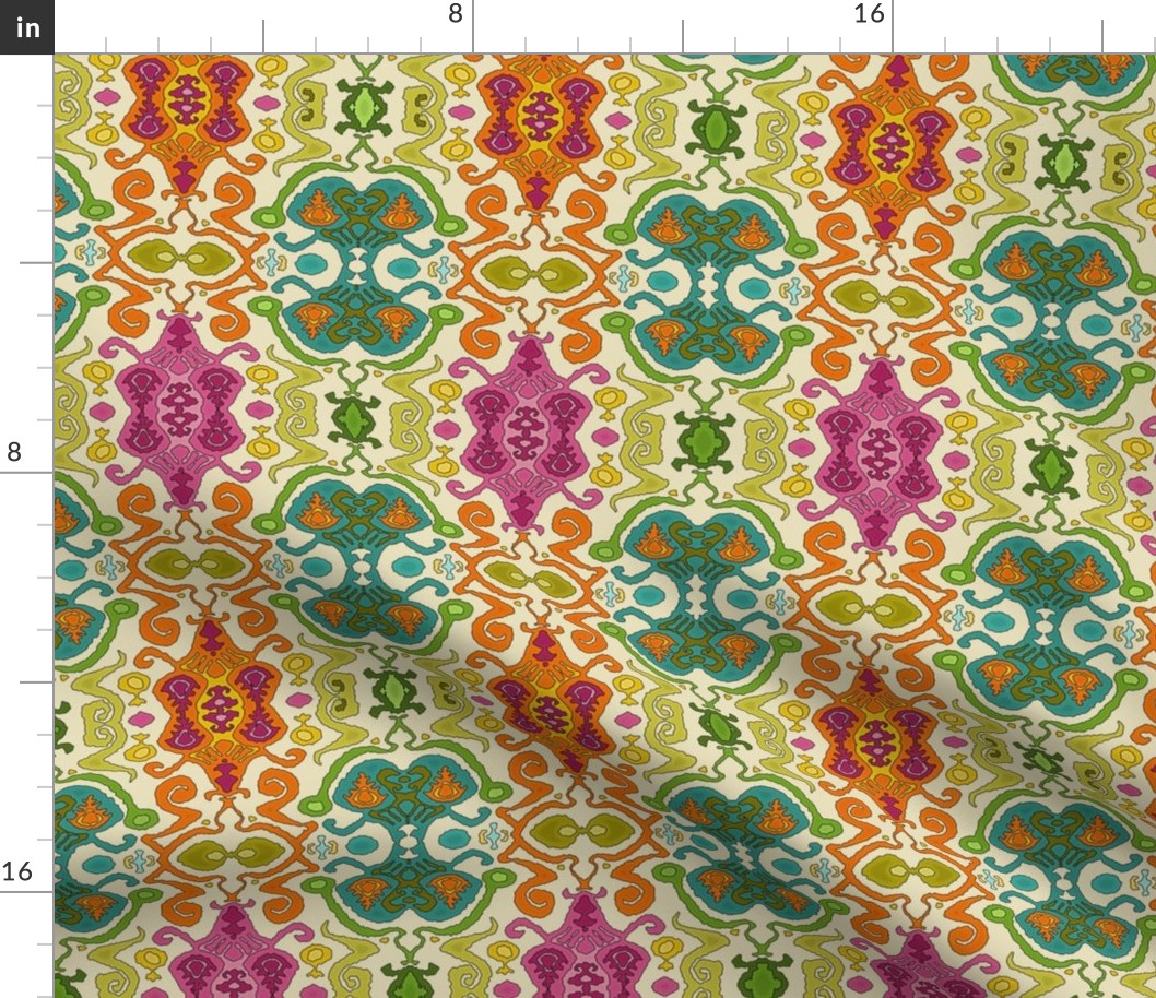 fantastical ikat cream