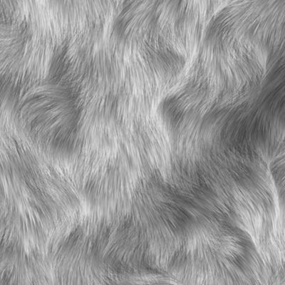 silver grey faux fur texture seamless