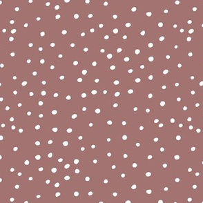 The tiny polka dots hand drawn spots minimalist boho print nursery gray white 