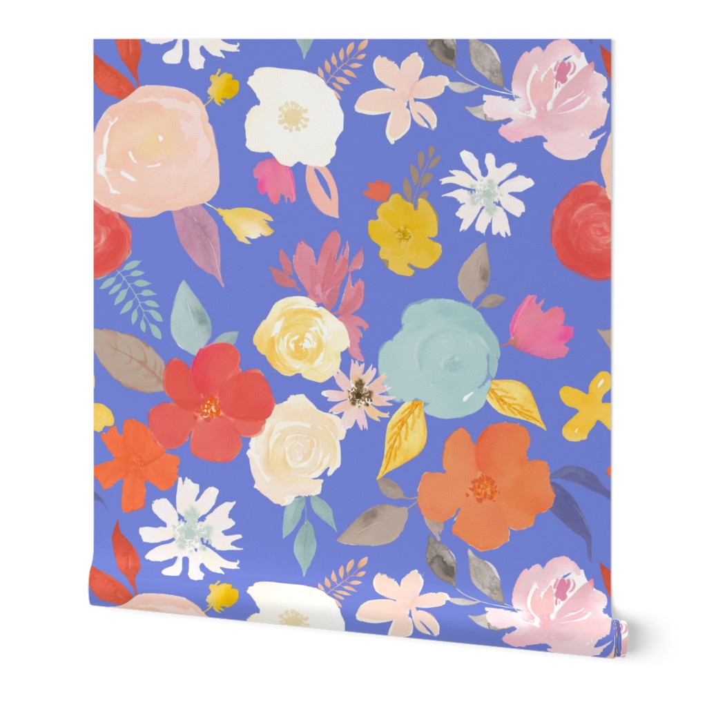 Late Summer Floral // Periwinkle