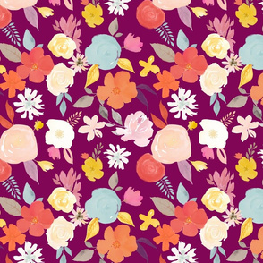 Late Summer Floral // Mulberry