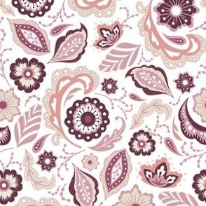 Azalea Vintage Floral - Soft Pink