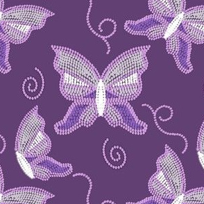 Leah's Butterfly Dreams - Purple