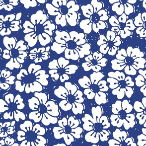 Anna's flowers (blue white)