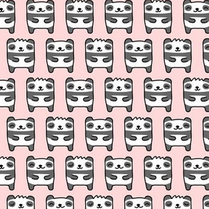 cute pandas - pink - LAD21