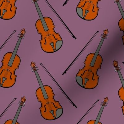 violin - purple