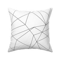 Black and White Geo Abstract Lines Seamless