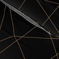 Black Gold Geo Abstract Lines Seamless
