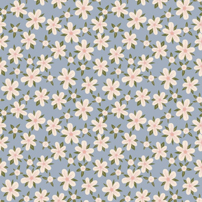Starburst flower-Dove Blue