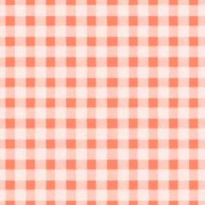 Orange gingham small 