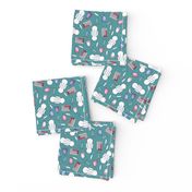 Period protection, PMS ready in Teal, M