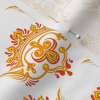 Flame Damask 1